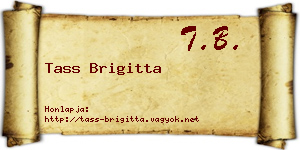 Tass Brigitta névjegykártya
